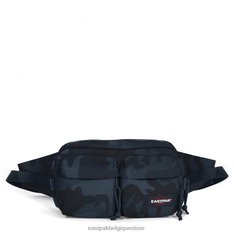 Eastpak sac banane double camouflage décontracté bleu marine Sacs N6H8X313