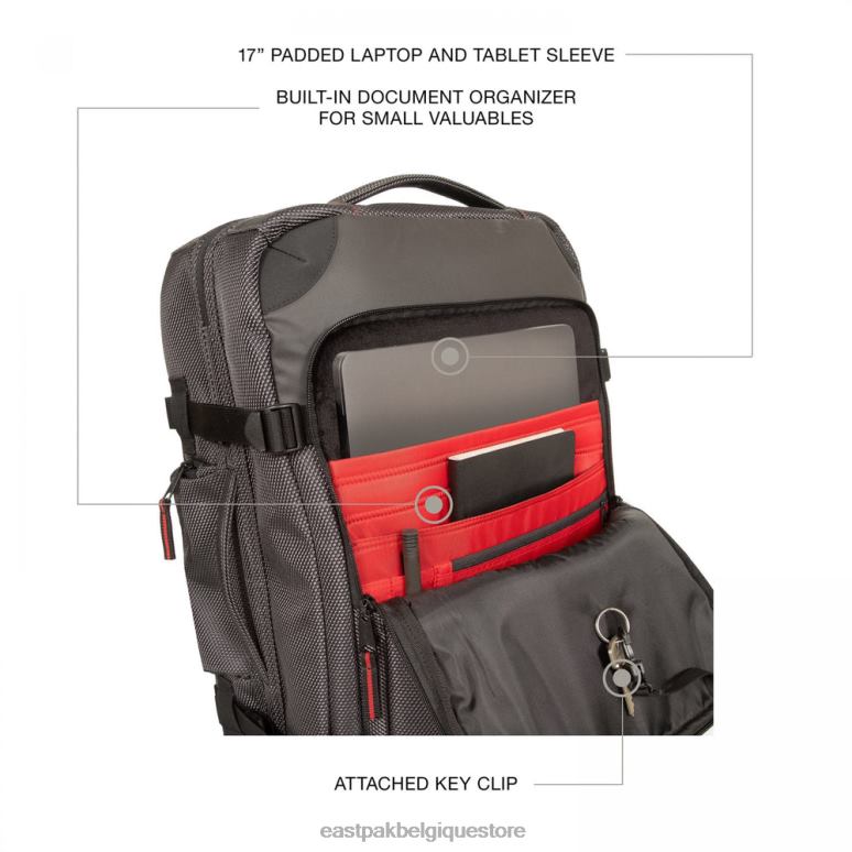 Eastpak sac de voyage cnnct accent gris bagage N6H8X216