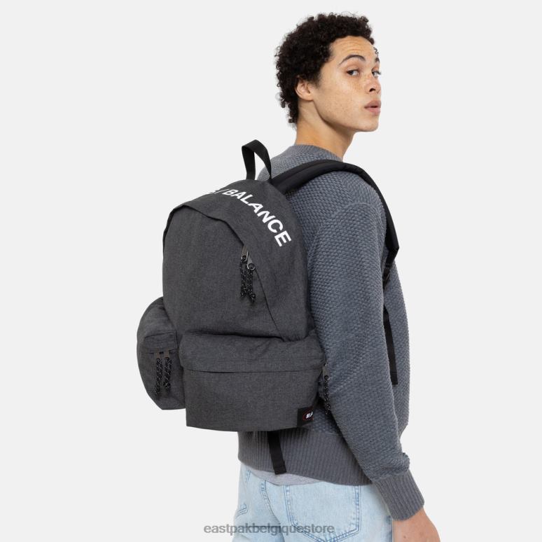 Eastpak doublé rembourré denim noir sous couverture sacs à dos N6H8X30