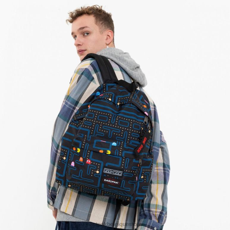 Eastpak pak'r pac-man rembourré labyrinthe de pacman sacs à dos N6H8X2