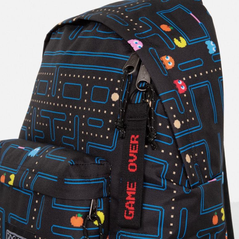 Eastpak pak\'r pac-man rembourré labyrinthe de pacman sacs à dos N6H8X2