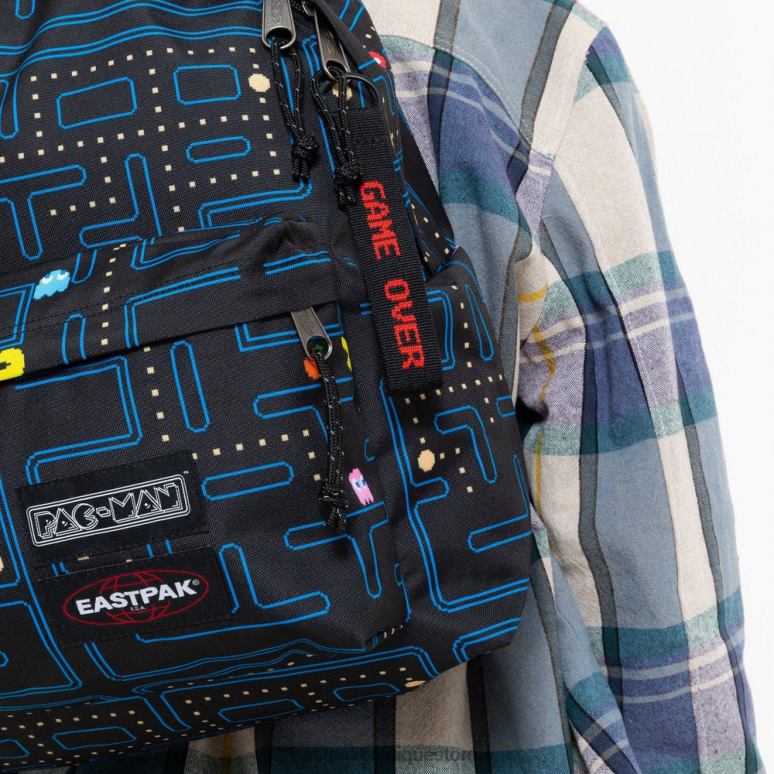 Eastpak pak\'r pac-man rembourré labyrinthe de pacman sacs à dos N6H8X2