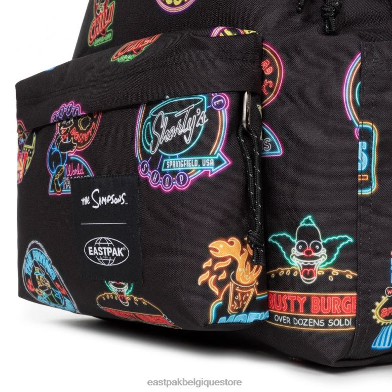 Eastpak sac de jour imprimé néon simpsons sacs à dos N6H8X27
