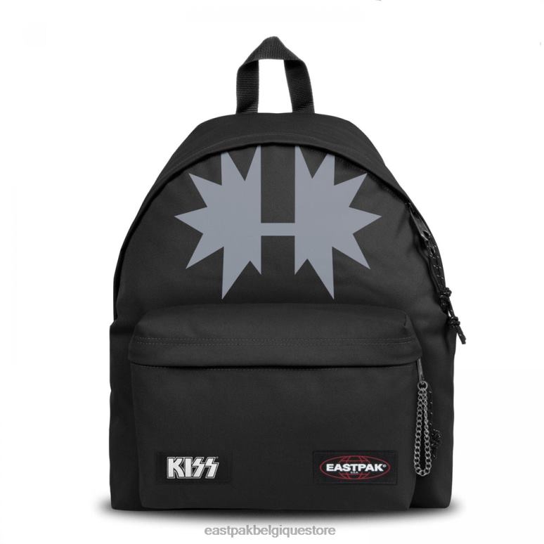 Eastpak sac rembourré baiser noir sacs à dos N6H8X16