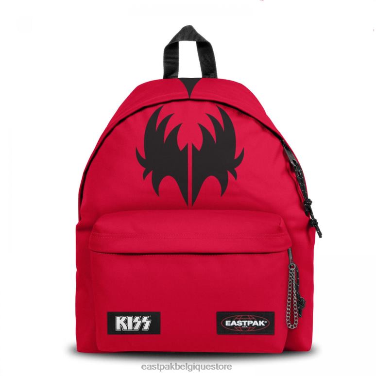 Eastpak sac rembourré baiser rouge sacs à dos N6H8X5