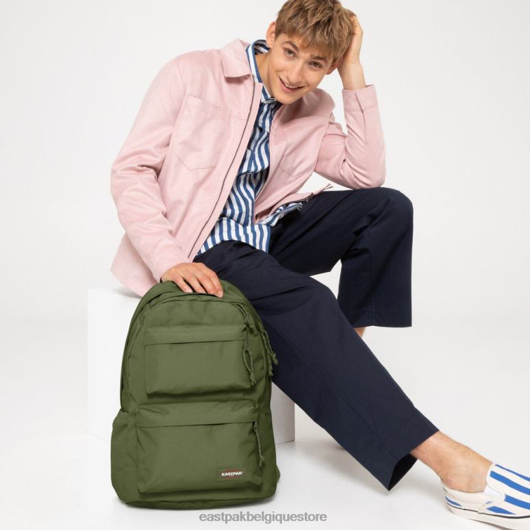 Eastpak rembourré double herbe sombre sacs à dos N6H8X84
