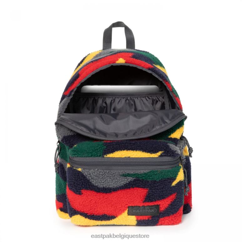 Eastpak sac rembourré camouflage en peau de mouton sacs à dos N6H8X120