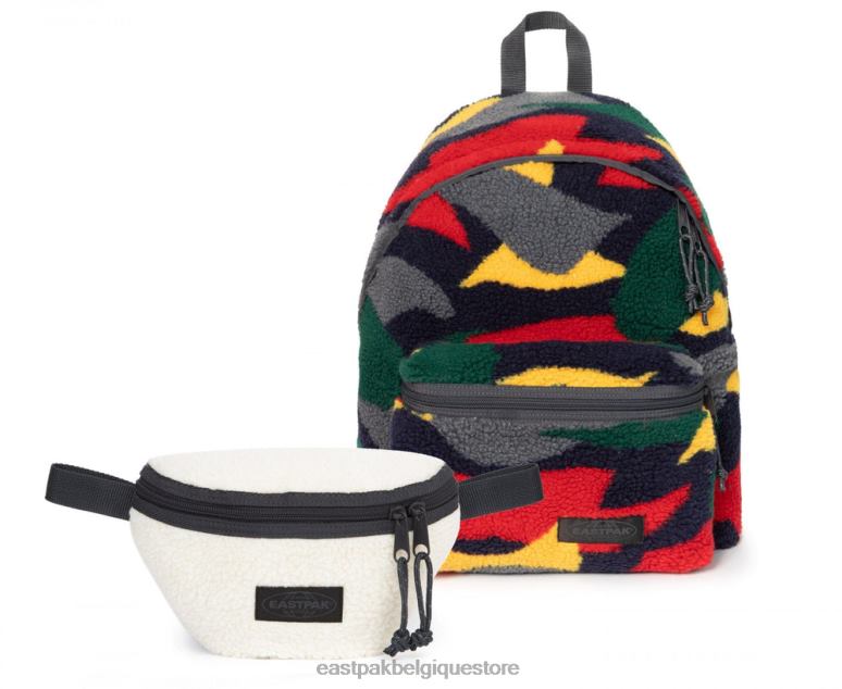 Eastpak sac rembourré camouflage en peau de mouton sacs à dos N6H8X120