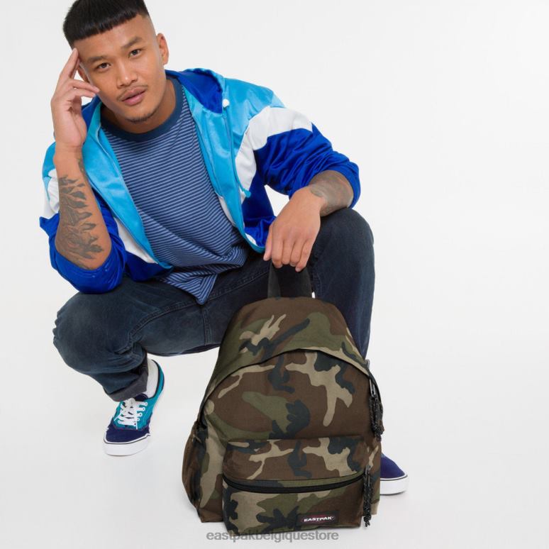 Eastpak zipp rembourré + camouflage sacs à dos N6H8X95