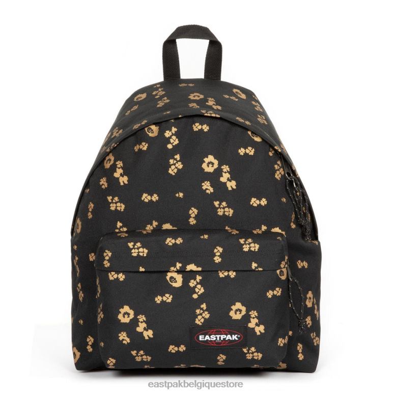 Eastpak sac rembourré éclat de fleur noir sacs à dos N6H8X137