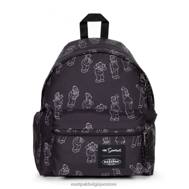 Eastpak zipp rembourré + les simpson noir sacs à dos N6H8X161